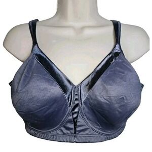 Playtex 18-Hour Sensationally Sleek 42D Full Figure Wireless Bra Purple 4803